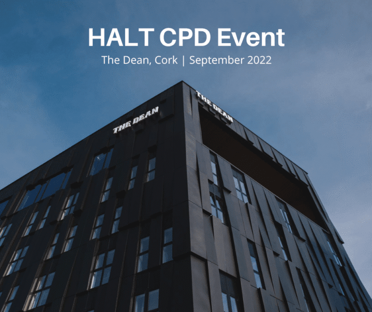 HALT bring CPD Event to Cork This September