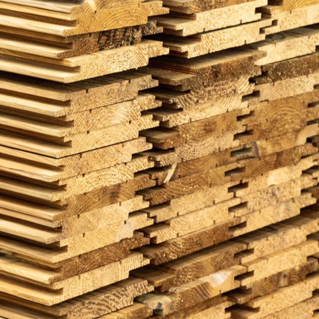 Timber stacked on top of each other